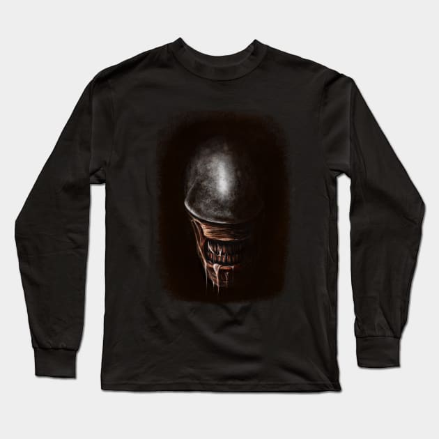 Alien Long Sleeve T-Shirt by Night9